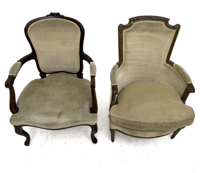 French Arm Chairs, Group of 2