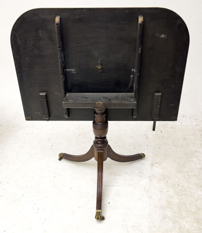 George III Style Mahogany Pedestal Dining Table