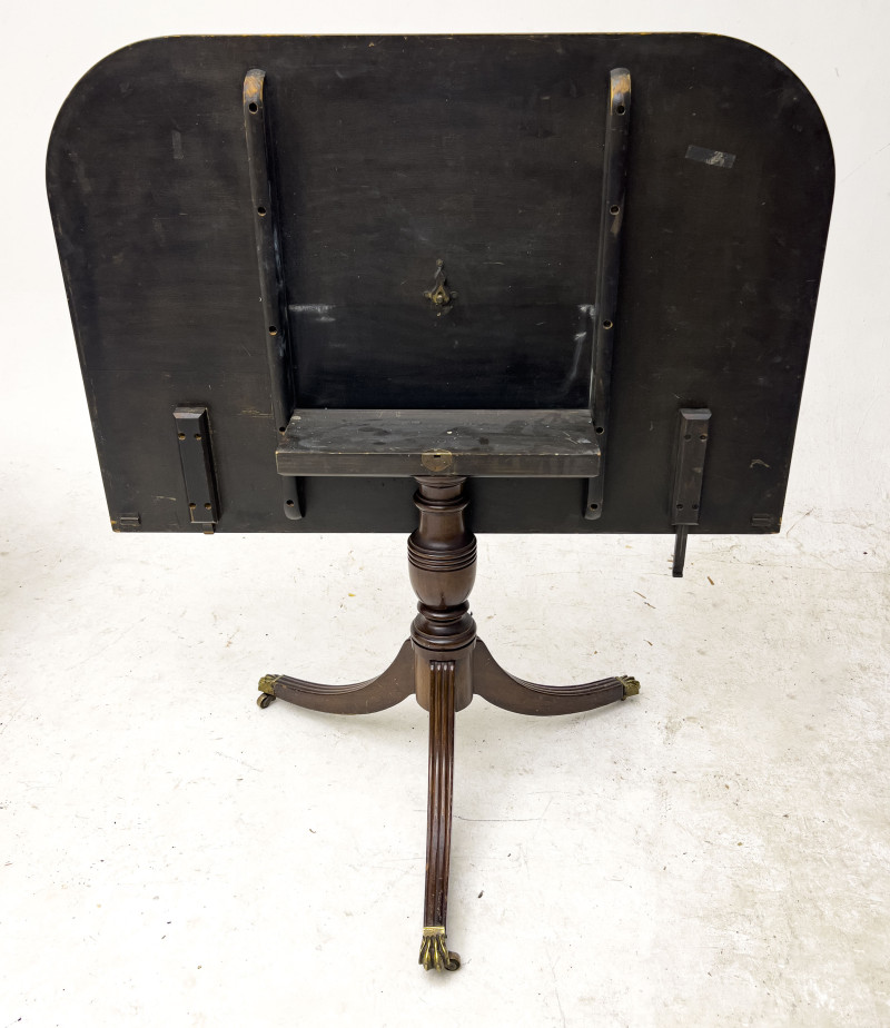 George III Style Mahogany Pedestal Dining Table