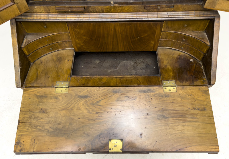 Dutch Baroque Walnut Bureau Cabinet