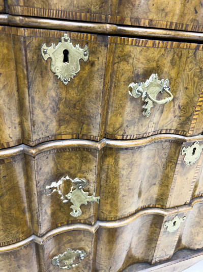 Dutch Baroque Walnut Bureau Cabinet