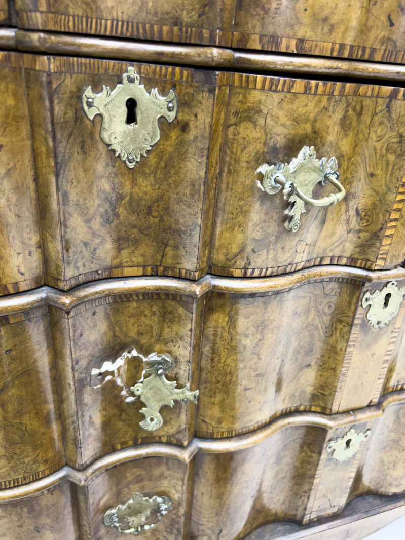 Dutch Baroque Walnut Bureau Cabinet