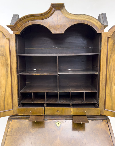 Dutch Baroque Walnut Bureau Cabinet
