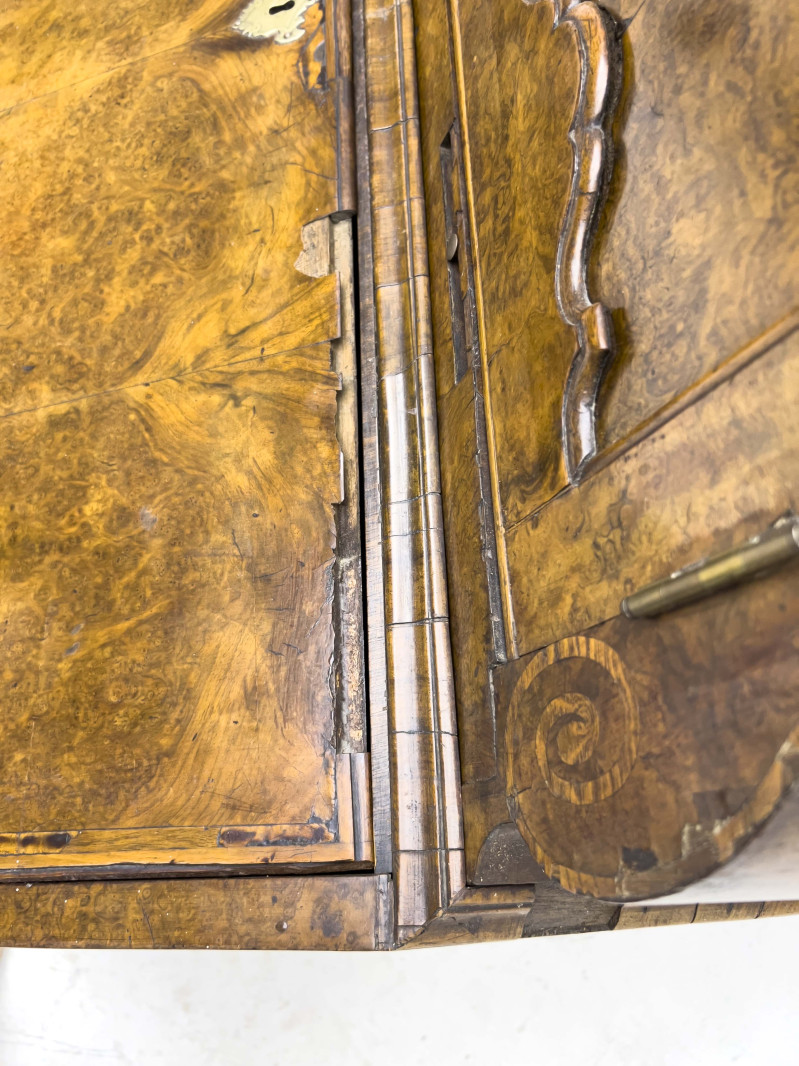 Dutch Baroque Walnut Bureau Cabinet