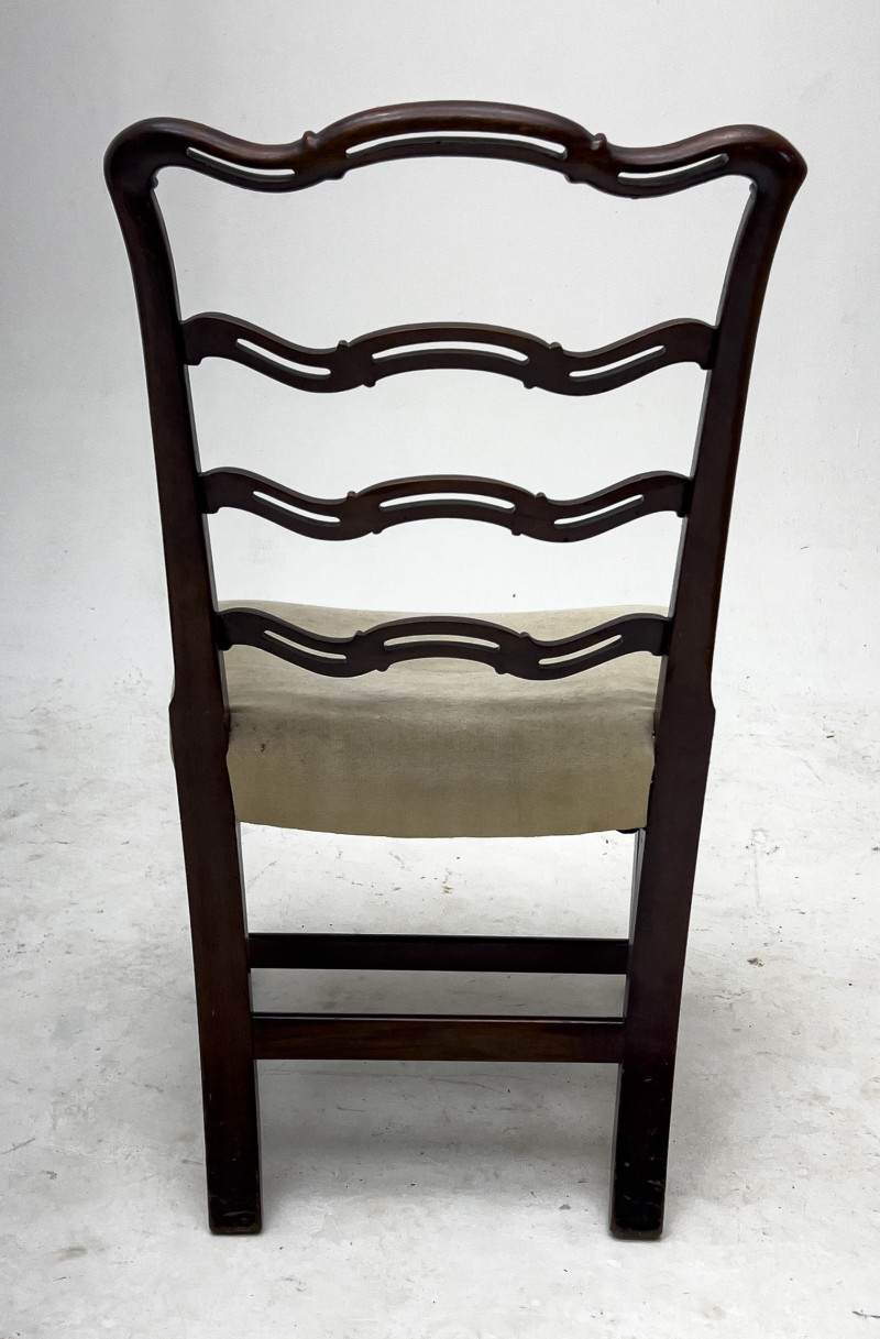 George III Style Ladderback Chairs, Group of 4