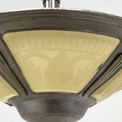 Art Deco Pendant lamps, Group of 3