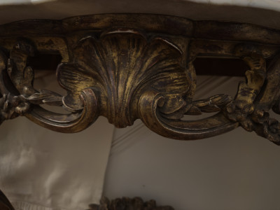 Rococo Gilded Console Table