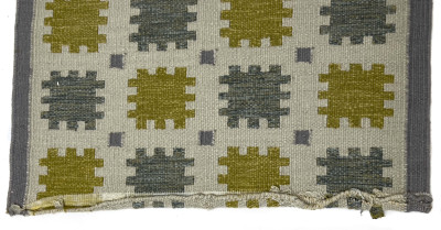 Two Geometric Runners, Style of Doris Leslie Blau