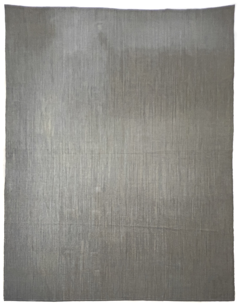 Textured Gray Area Rug, Style of Edward Fields