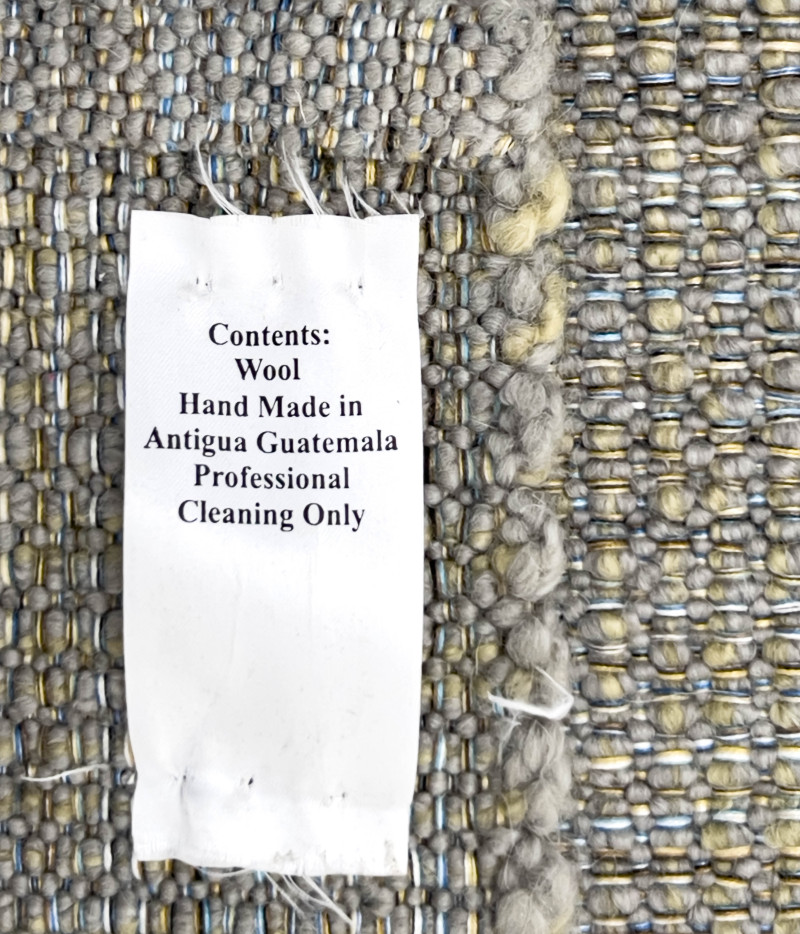 Textured Gray Area Rug, Style of Edward Fields