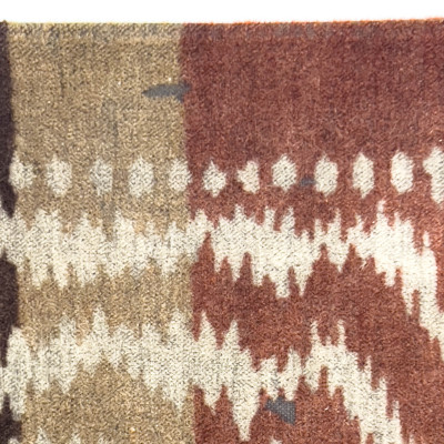 Art Deco Geometric Fabric Wall Hangings, Group of 5