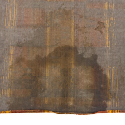 Art Deco Geometric Fabric Wall Hangings, Group of 5