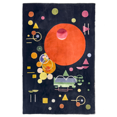 Image for Lot Guggenheim Modern Arts Collection - Kandinsky Inspired Rug
