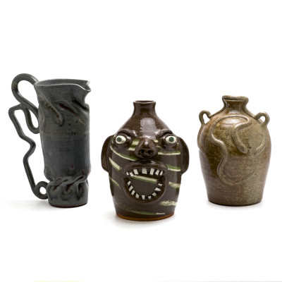 Image for Lot Studio Ceramic Vessels, Group of 3
