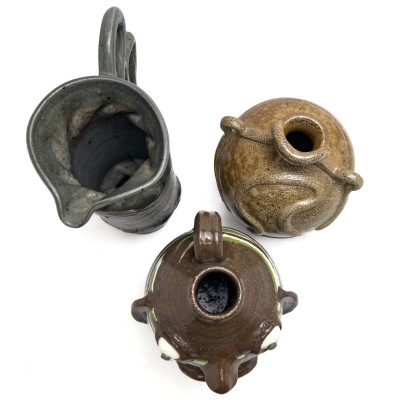 Studio Ceramic Vessels, Group of 3