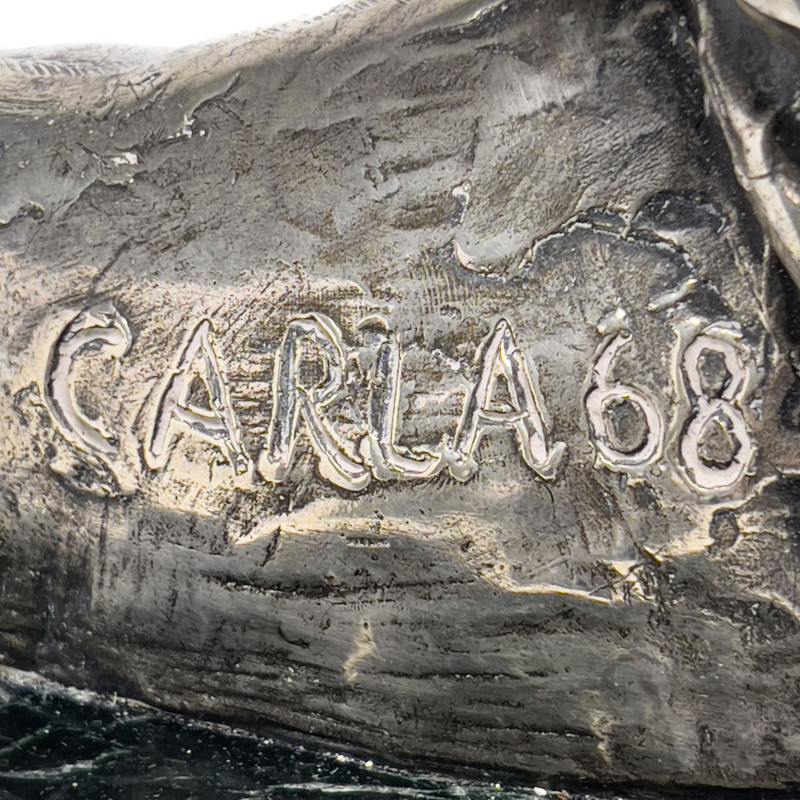 Silver Portrait Bust