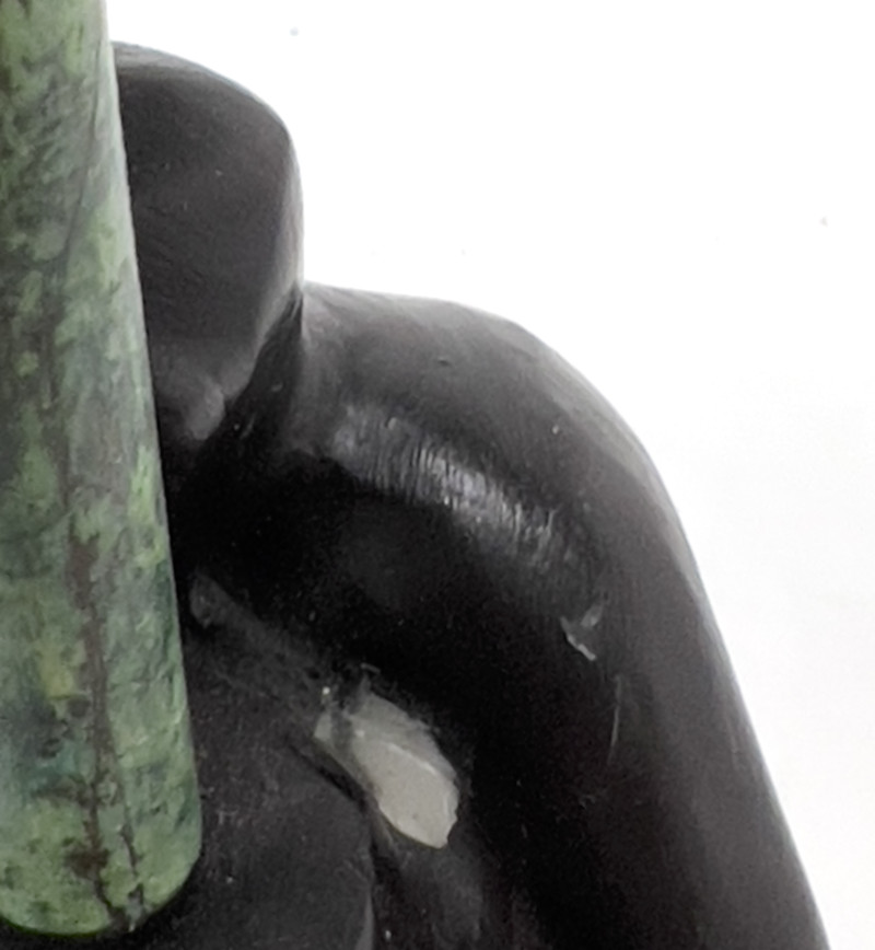 Patinated Bronze Candlesticks, Group of 4