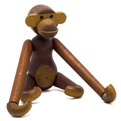 Image for Lot Kay Bojesen - Teak Monkey