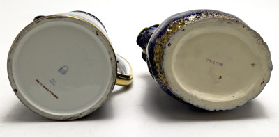 Royal Vienna and Doulton Pitchers, Group of 2