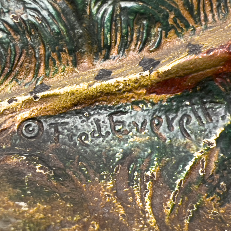 Fred Everett - Hubley Pheasant Door Stop