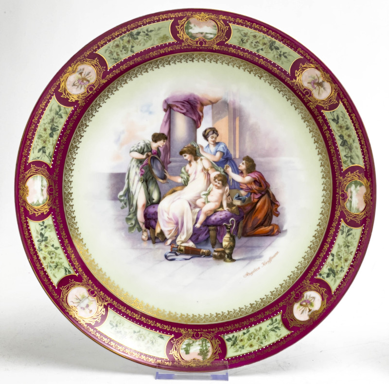 Vienna Porcelain - Royal Vienna Plates, Group of 2