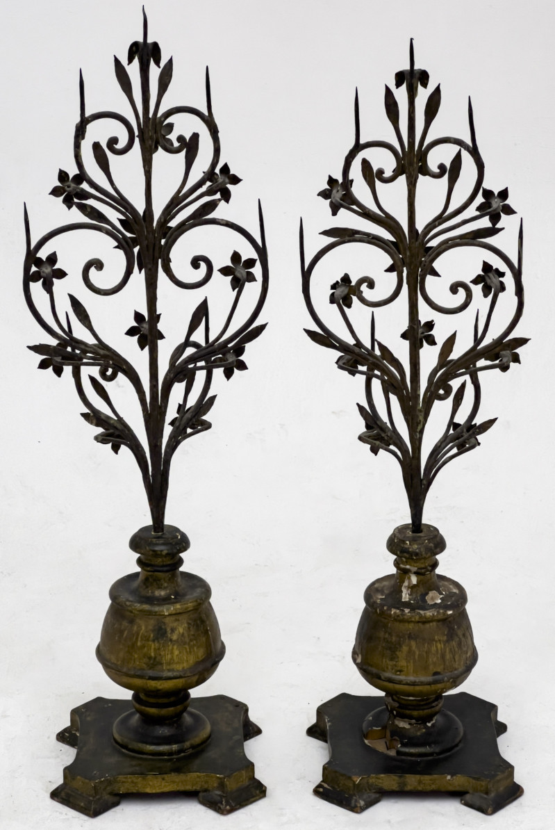 Gilt Girandole Candelabra, Pair