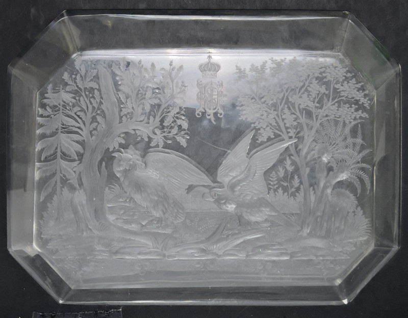 Antique Glass including Lobmeyr, Group of 3