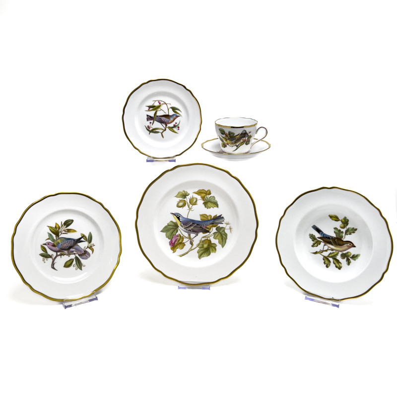 Spode - Copeland Audobon Partial Service, Group of 73