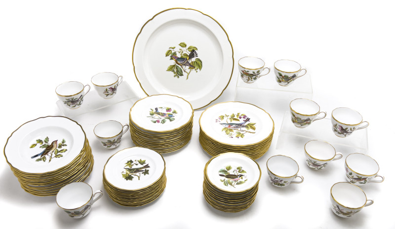 Spode - Copeland Audobon Partial Service, Group of 73