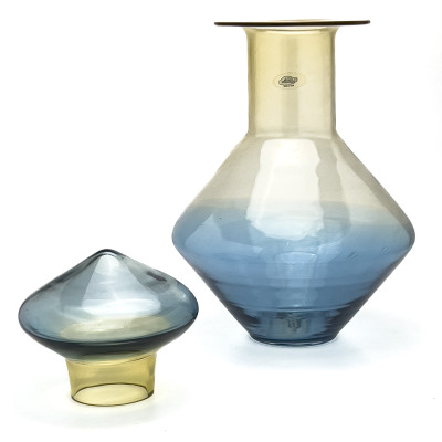 Blenko Glass - John Nickerson Lidded Jar