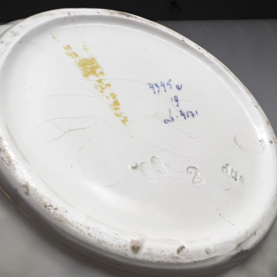 Floral Swirled Jardinieres, Pair