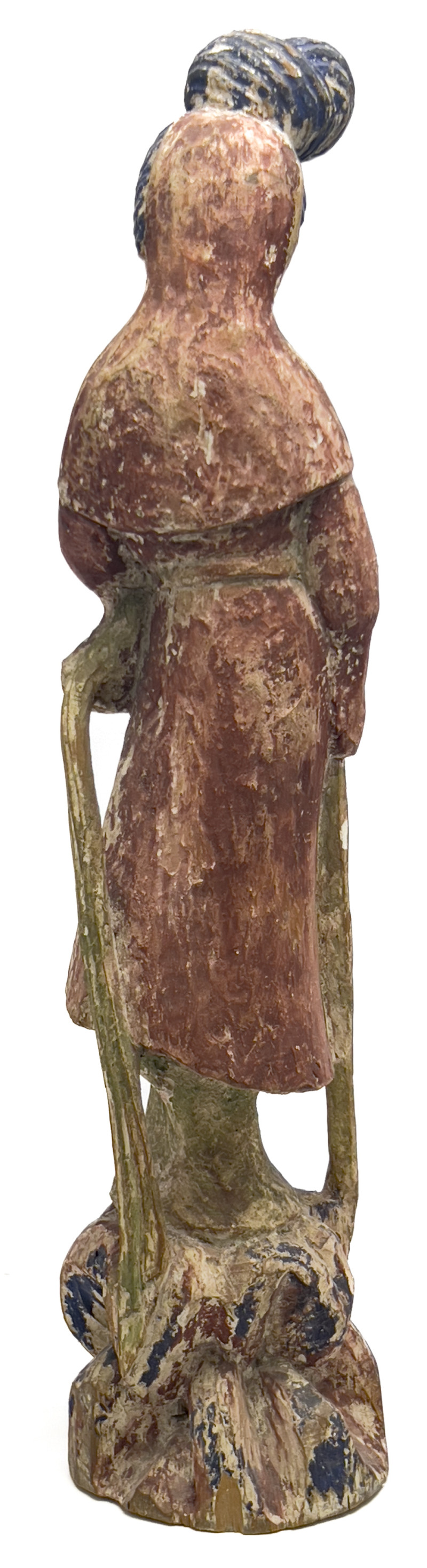 Chinese Carved Wood Guanyin Figure