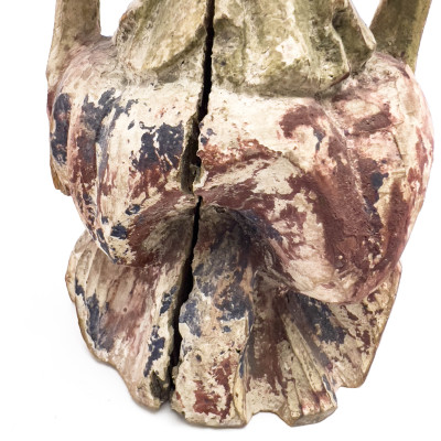 Chinese Carved Wood Guanyin Figure