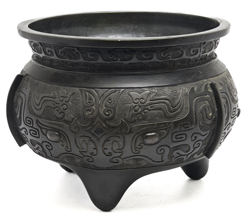Two Chinese Bronze Censers