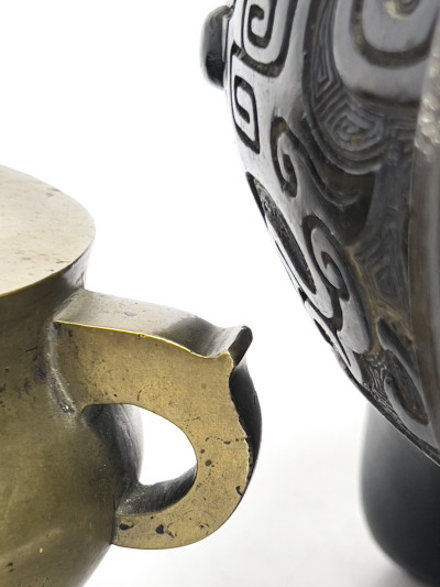 Two Chinese Bronze Censers