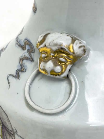 Chinese Famille Verte Porcelain Vase