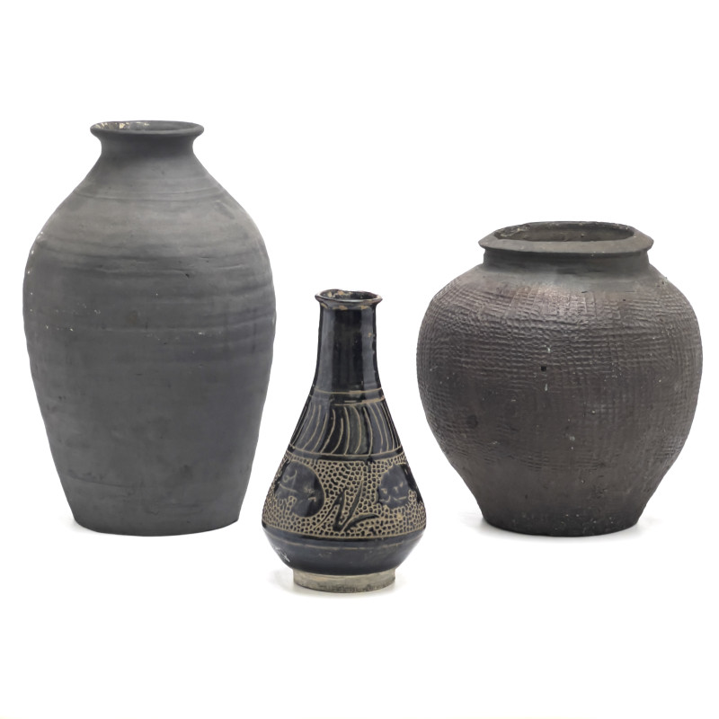 Asian Vases, Group of 3