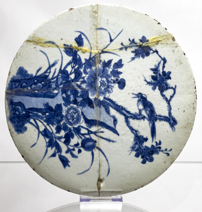 Chinese Blue and White Porcelain Tile Plaques, Group of 8