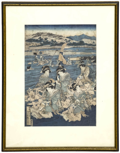 Keisai Eisen - Tokaido Oi River