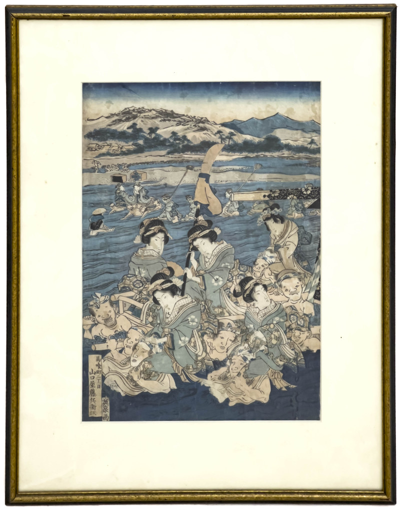 Keisai Eisen - Tokaido Oi River