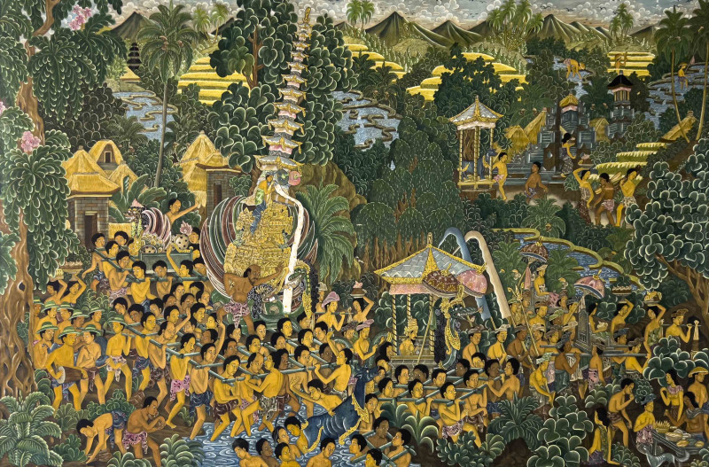 Ida Bagus Putu Astawa - Untitled (Balinese Procession)