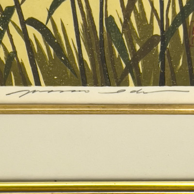 Masao Idō - Grasses at a Riverside