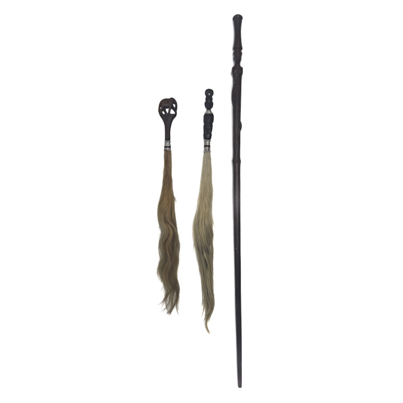 African Cane and Fly Swatters, Group of 3