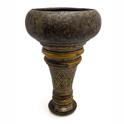 Image for Lot 19th Century Thai Goblet Drum