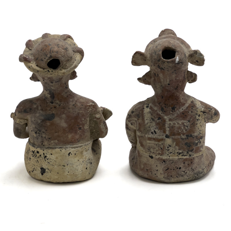 Two Pre-Columbian Seated Figures
