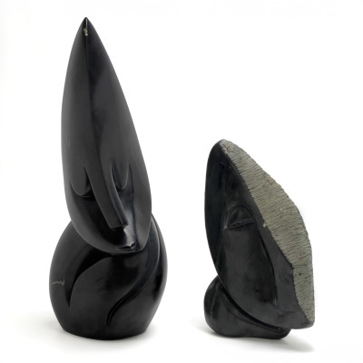 Image for Lot African Carved Shona Stone Sculptures