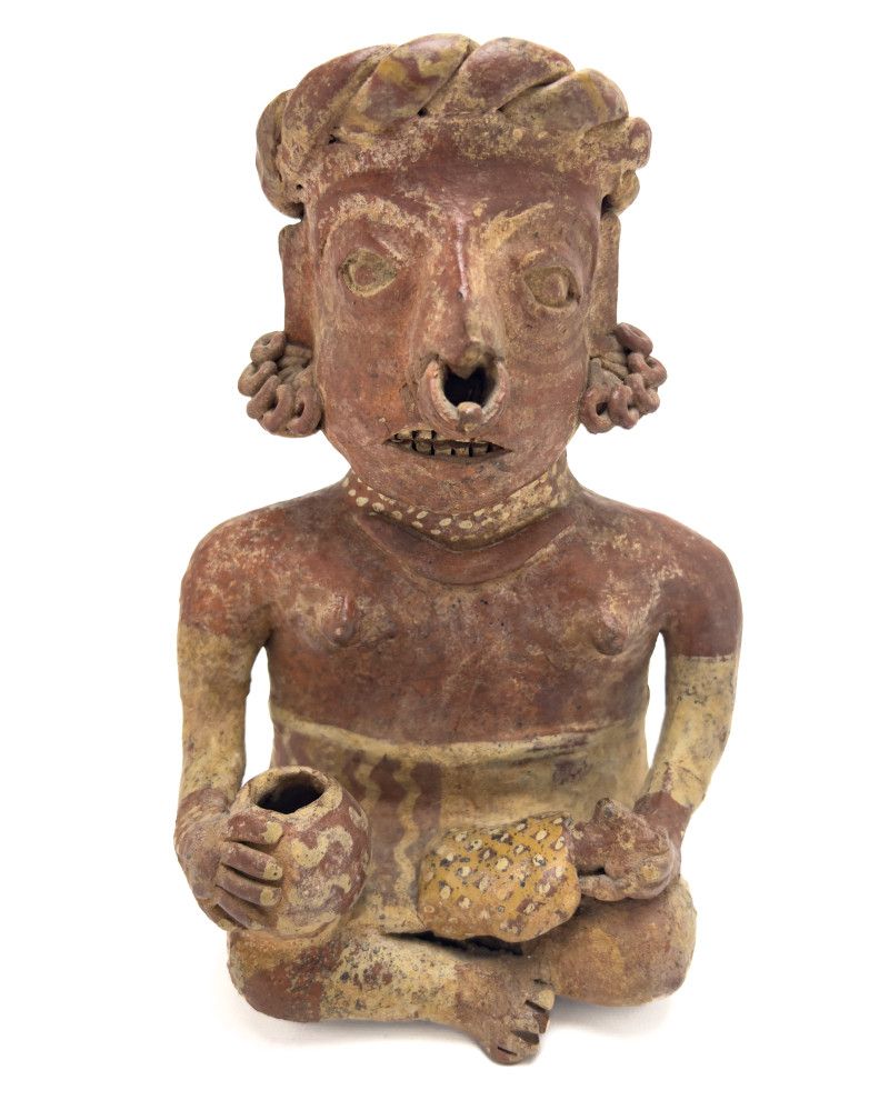 Pre-Columbian Terracotta Seated Figure
