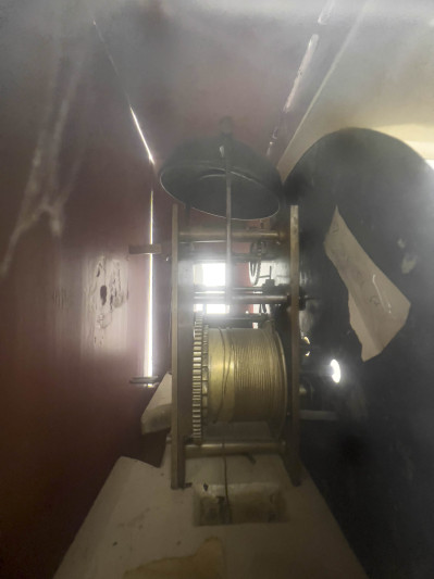 Frederik Sonne - Danish Painted Country Empire Clock