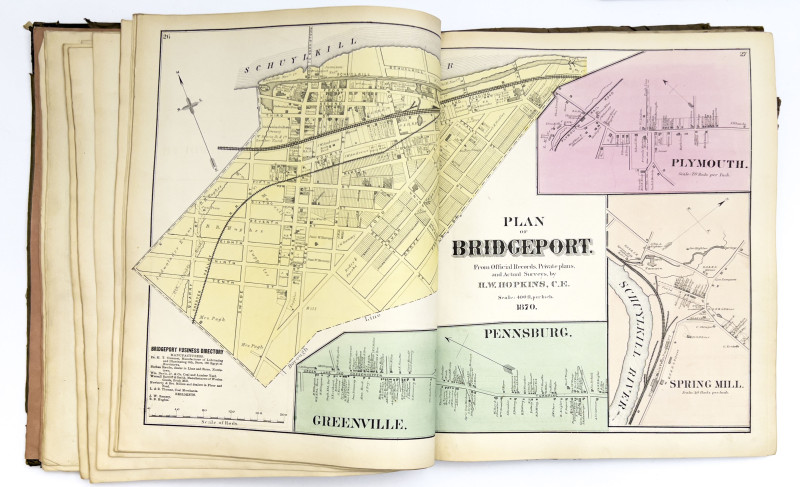Pennsylvania Atlas and Maps, Group of 3