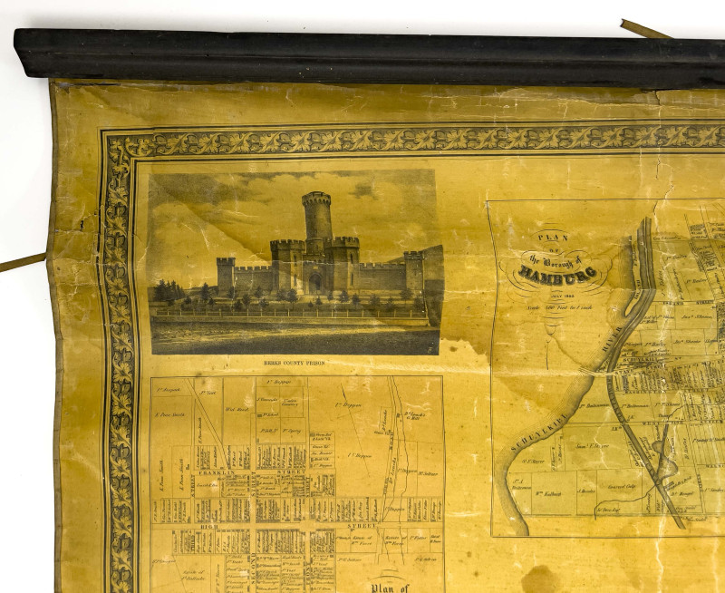 1866 Map of Berks County, Pennsylvania